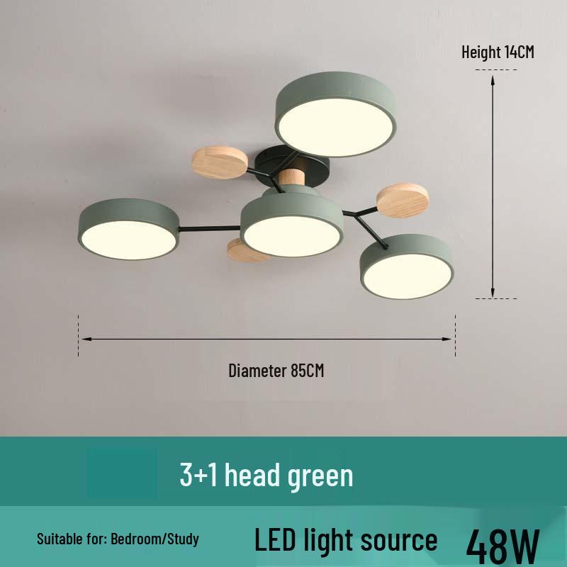 Скандинавский минималистичный светодиодный потолочный светильник для гостиной или спальни High Quality White Light