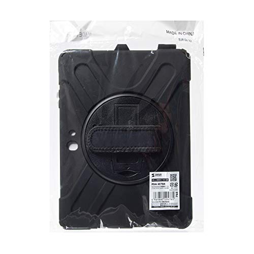 SANWA SUPPLY Surface Go 2 Shockproof Case (with Handle, Stand, and Shoulder Strap) PDA-SF7BK