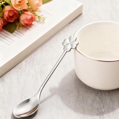 Exquisite Gold & Silver Stainless Steel Dessert and Coffee Spoon Gift Set