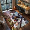 Gundam Anime Mecha Robot Rug Carpet Large Area Rug Non Slip Washable Floor Mat Gamer Room Bedroom Home Decor