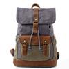 Men'S Vintage Backpack Outdoor Leisure Excursion Backpack Large Capacity Computer Bag Canvas Hiking Hiking Bag