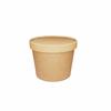 Disposable Kraft Paper Food Container with Lid