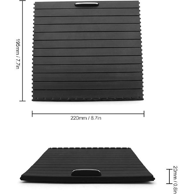 Center Console Roller Blind Cover 1666805802 Black Cup Holder Roller Zipper Fit for GL GLS GLE W166