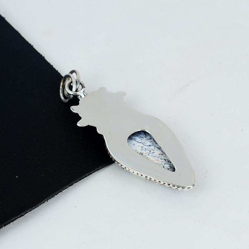 Natural Dendrite Opal Gemstone Pendant 925 Sterling Silver- Handmade Design, Everyday Wear Jewelry, Unique Dendrite Opal Pendant Party Wear Gifts