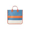 Gucci Webbing Interlocking Double G Canvas Tote Bag Shopping Bag Handbag Regular Children's White/Blue/Orange
