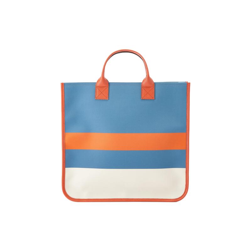 Gucci Webbing Interlocking Double G Canvas Tote Bag Shopping Bag Handbag Regular Children's White/Blue/Orange