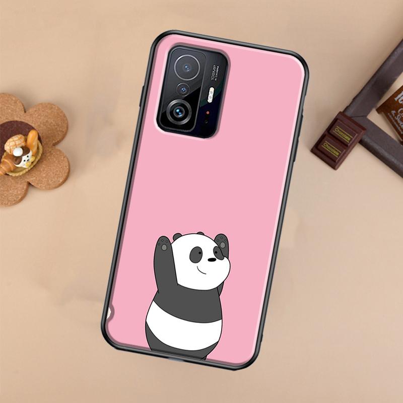 Cute Panda Case For Xiaomi POCO X7 Pro X3 X5 X6 F3 F5 F6 M6 Pro 11T 12T 13T 14T Pro 13 14 Ultra Cover