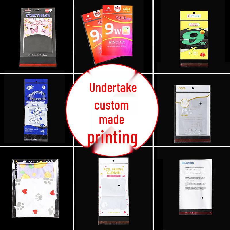 

Self-Adhesive OPP Bag, Transparent Thickened Plastic, 18cm, for Gloves & Slippers Packaging Double Layer, Thick: 5 Silk, Size: 13x18 (15+3)