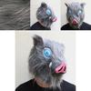Authentic Anime Demon Slayer Kimetsu No Yaiba Hashibira Inosuke Pig Cosplay Mask Ideal For Costume Parties