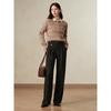 Jiusi Annakou Women's Tweed Wide-Leg Pants