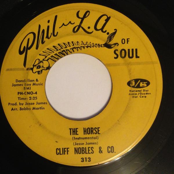 

7inch Record CLIFF NOBLES - The Horse 313 Phil L.A. Of So 1968 US Soul/Funk Used