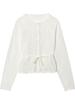 Sweet Women's Embroidered Gauze Blouse with Hollow-Out Waist-Cinching Pleated Bandeau