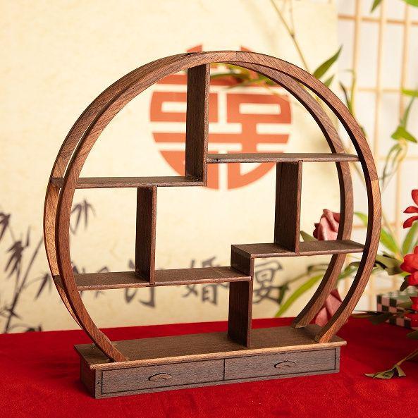 

Zhen Huan Dimoo Blind Box Walnut Wood Display Shelf for Desserts, Plum Blossom Curio Stand, Solid Chinese Engagement Table. 8txf3PkX