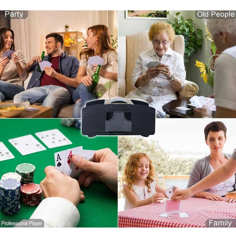 28pcs Board Game Electric Playing Card Shuffler  Entertainment Appliances