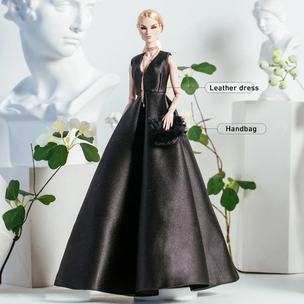 32cm Supermodel Doll Clothes Suit European Fashion Black Romantic Series Accessories Set Princess Dress DIY Toys Collector Gifts