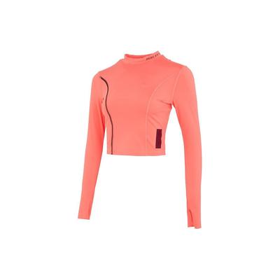 Short Slim Comfortable Breathable Casual Long Sleeve T-Shirt Women Tops Pink 1365641-819