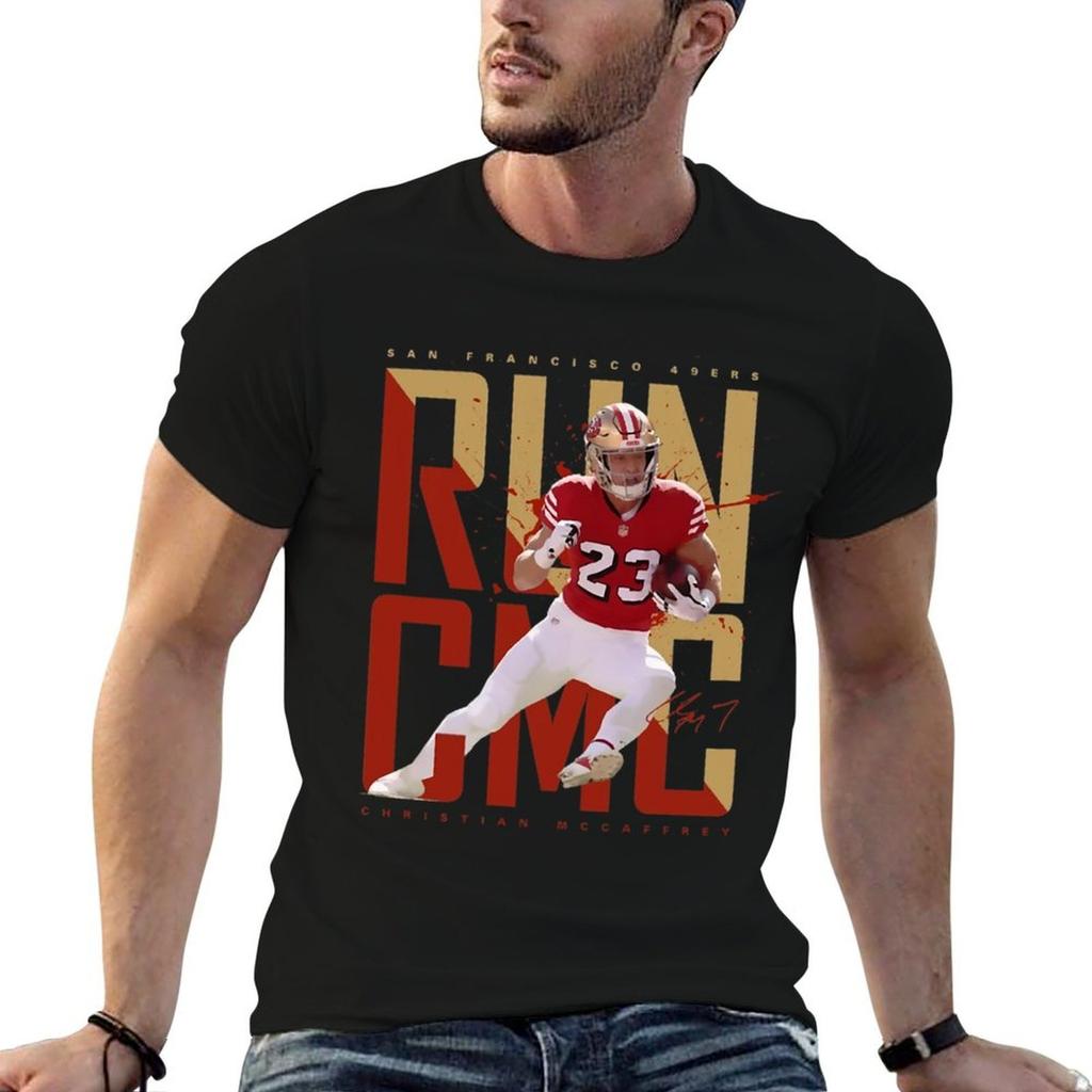 Chrístìán sport McCáffrèy 49ers T-Shirt Large Size Casual Tee Shirt