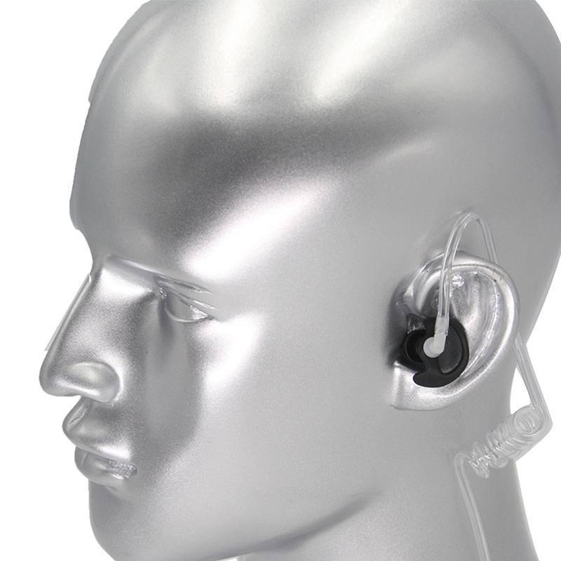 1 Pair Replacement Soft Silicone Earmould Earbud Earplug For Walkie Talkie Portable Two Way Radio Earpiece Heaset
