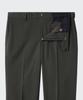 Musinsa Standard [Cooltandard] Tapered Hidden Banding Crop Slacks [Dusty Khaki]