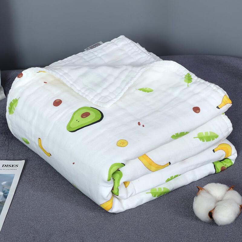 LISM Newborn Soft Absorbent 4-Layer Baby Blanket Swaddle