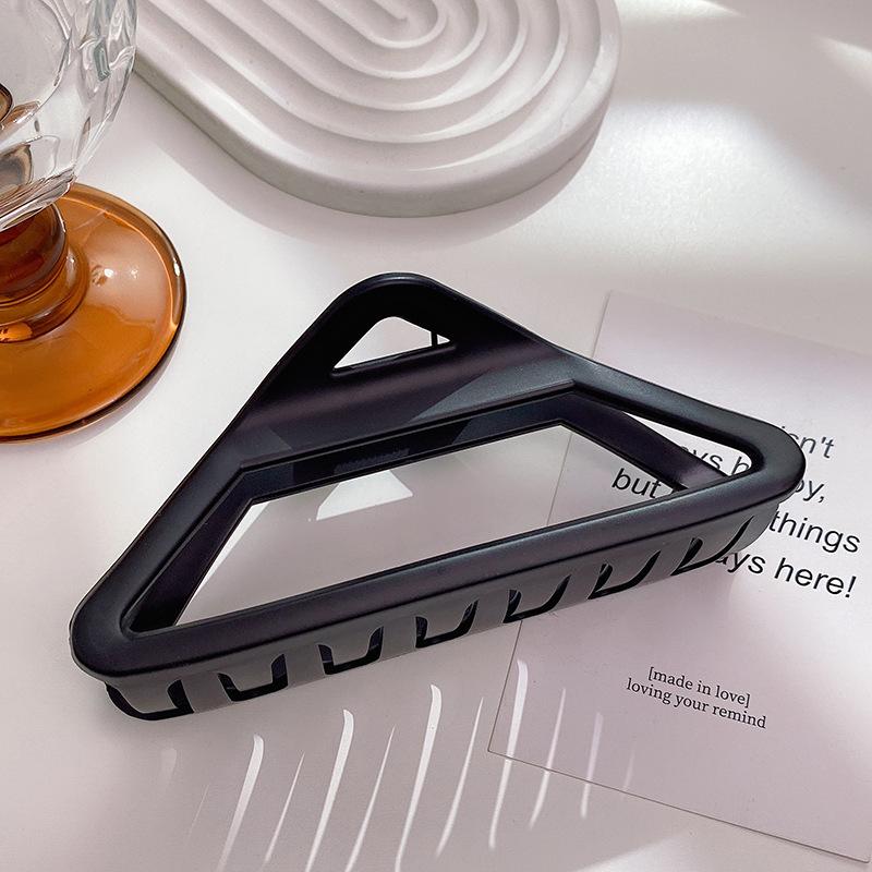 

Коричневый Шикарный Серый Большая Заколка-краб для Волос Идеальна Для Легких Изысканных Причесок Frosted Black 13cm