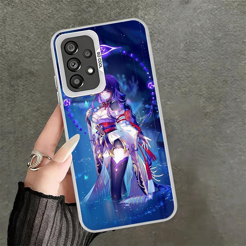 

Genshin Impact Raiden Shogun Shockproof Phone Case for Samsung A17 A16 A15 A14 A37 A57 A36 A56 A26 A35 A55 A25 A34 A54 A24 A13 A Samsung A13