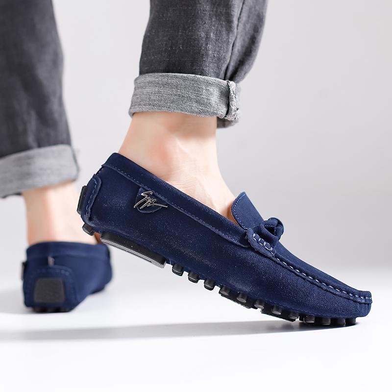 Fashion 2025 New Lightweight Men's Loafers Breathable Casual Business Shoes Mens Soft Sole Slip-on Flat Luxury Brand Male Moccasins