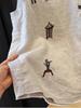 Women's Sleeveless Embroidered Cotton Linen Vest
