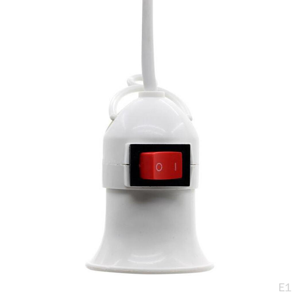 E27 Haning Indoor Plants Light Holder Garden Lampholder With Cable EU Plug