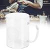 350ml Coffee Cup Transparent High Borosilicate Glass Mug with Handle for Milk Tea Beverage