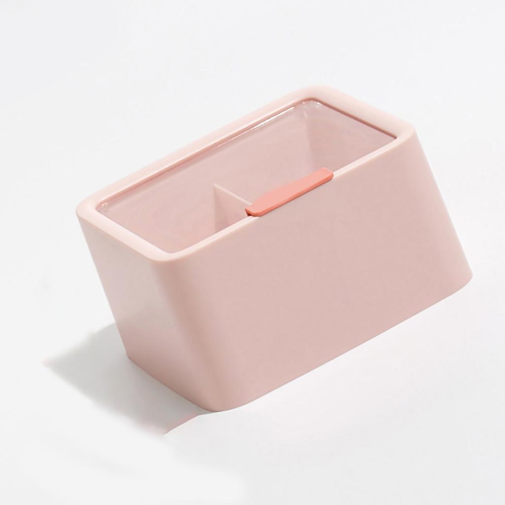 Pudełko do przechowywania szminek Duża pojemność Dwuwarstwowa konstrukcja kratki Przezroczyste pudełko do przechowywania z pokrywką