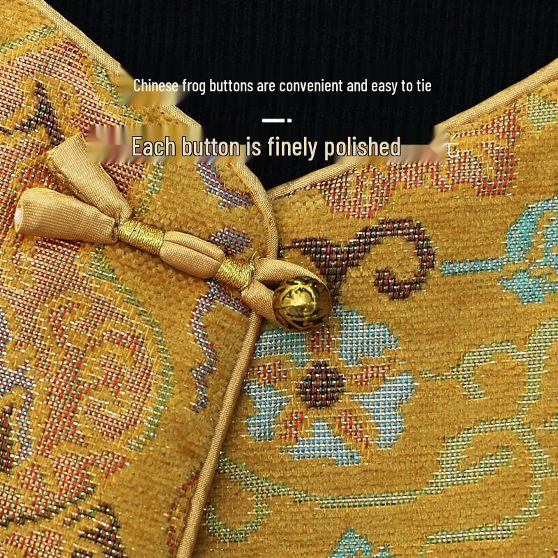 Datang Furen Elderly Women's Traditional Chinese Style Jacquard Button Jacket