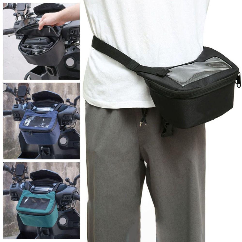 Viewing Window Motorcycle Electric Scooter Bag Storage Bag Bicycle Front Bag  Bicycle