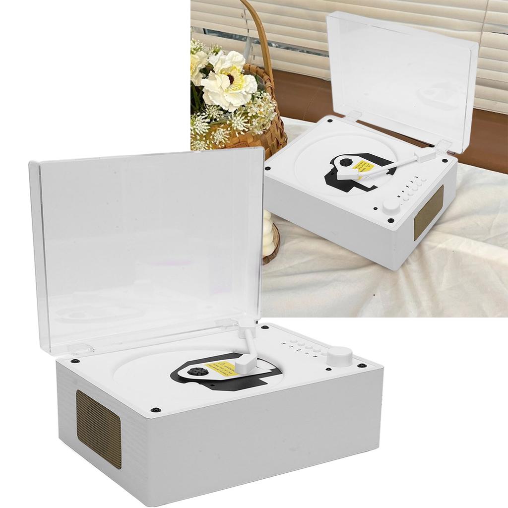 Suitcase CD Player Retro Multifunctional Clear Sound Quality with Remote Control   5.0 Portable CD Player