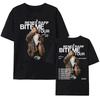 2025 Reneé Rapp Bite Me Tour T-Shirt Sommer Kurzarm Unisex T-Shirts Sänger Grafikdruck T-Shirt Rundhals Mode Damen Tee