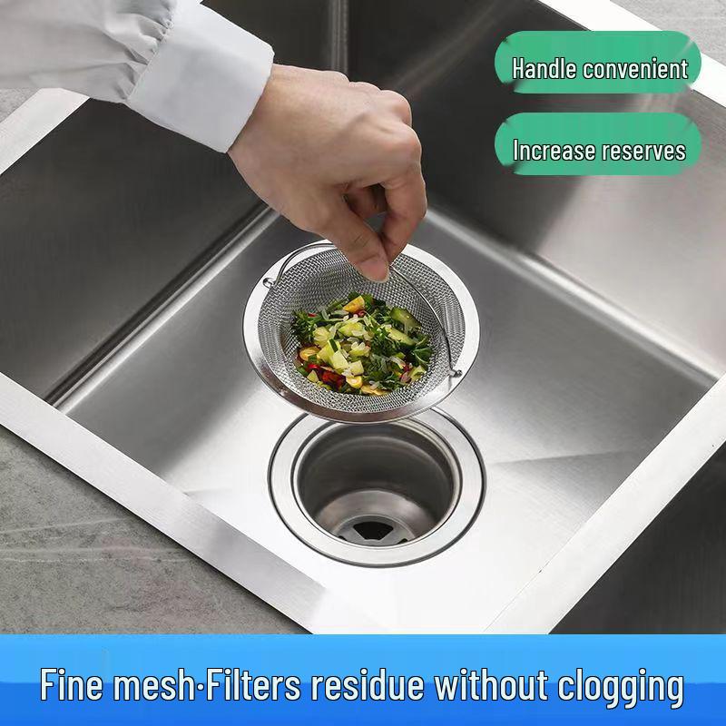 Old-Fashioned Kitchen Sink Strainer: Anti-Clogging Vegetable Wash Basin & Garbage Filter