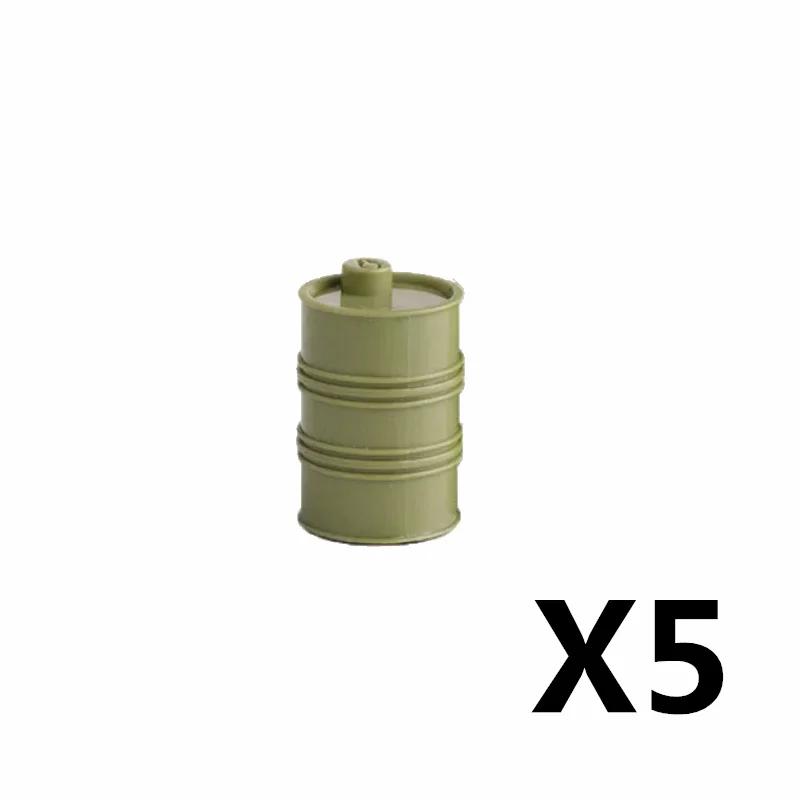 Militär Szene MOC Bausteine Spielzeug Zubehör Soldat Figur Stacheldraht Sandsack Zelt Medizinische Box Kette 30104 Straßensperre K042