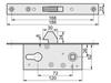 HOOK MORTISE LOCK H-60 - MP ZW H-60