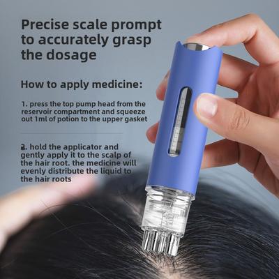 Scalp Applicator Head Dil 1ml Roller Ball Application Guide Liquid Massage Hair Care Comb Essential Oil Drug Delivery Artifact