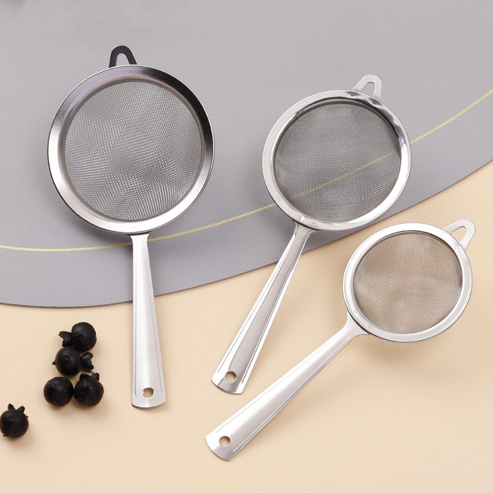 Easy to Clean Fine Mesh Strainer Stainless Steel Tea Strainer New Cocktail Sieve  for Kitchen