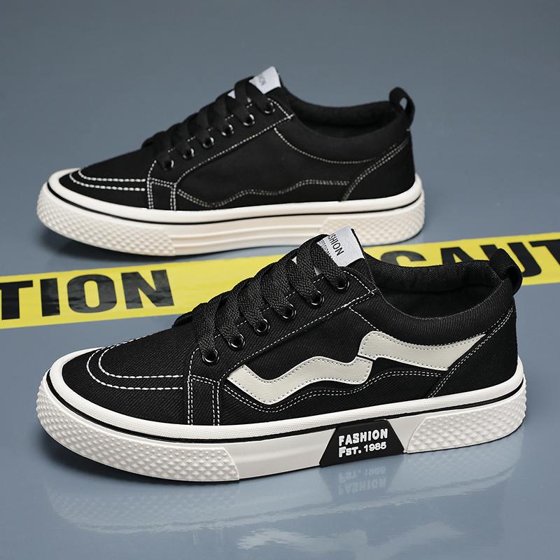 Fashion Student Running Solid ShoesWomen Vulcanized Ladies Lace-up Casual Breathable Walking Canvas Sneakers Spring Summer New Style Men