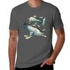 Striped Bass Chasing Unisexhaden Tshirt All Match Print Short Sleeve Top