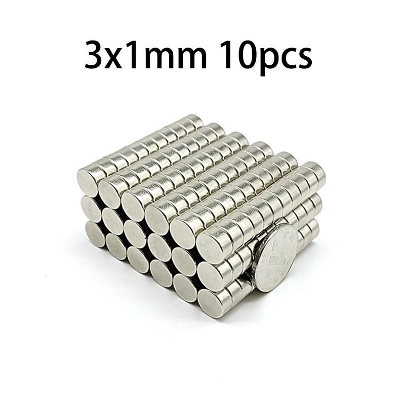 50/100pcs Magnets, 2x1mm & 3x1mm Tiny Round Disc for DIY Crafts, Models, Jewelry Repair