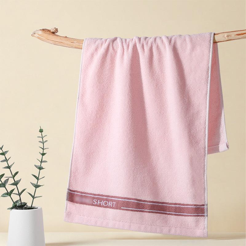 Pure Cotton Soft Absorbent Face Towels with Embroidered Logo - 14 Count Set