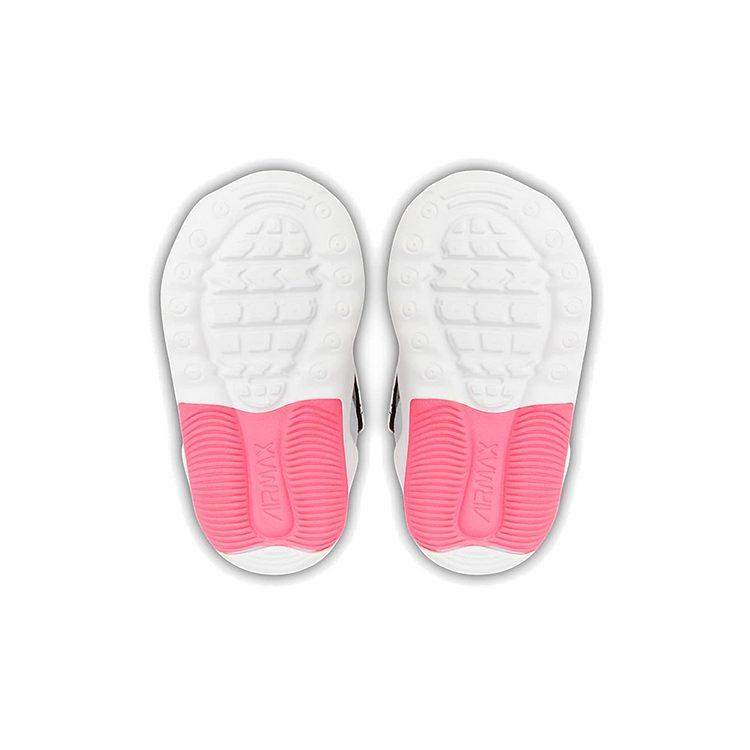 Nike Air Max Bolt Leichte Dämpfung Atmungsaktiv Niedrig geschnitten Kleinkinderschuhe Schwarz Grau Rosa Kleinkind und Kleinkind CW1629-003