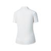 Saucony Solid Color Fashion Versatile Short Sleeve Polo Shirt Women tops Pure-White SA1259SP02L-WT023