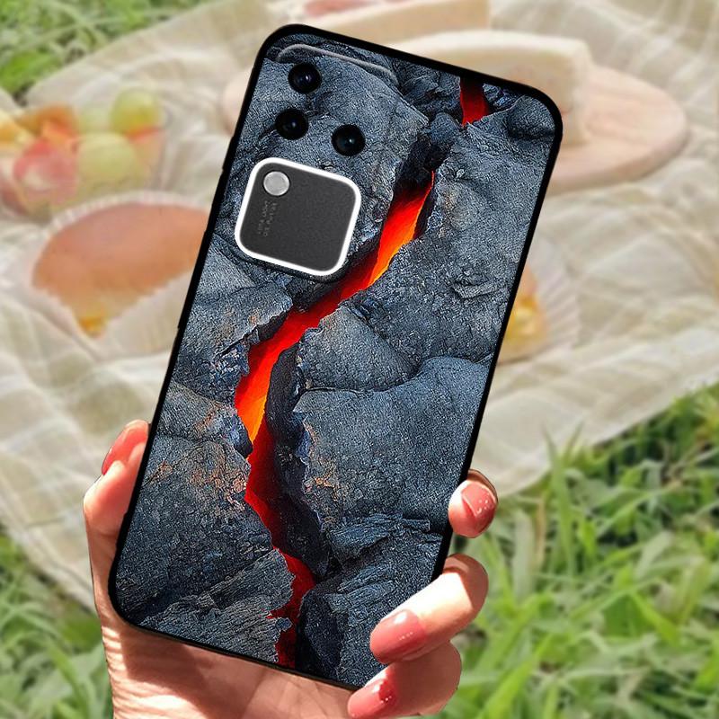 For Vivo V30 Pro Case For Vivo V30 Lite Shockproof Silicone Soft Marble Black Bumper Funda Coque for Vivo V30 V2318 Phone Shell