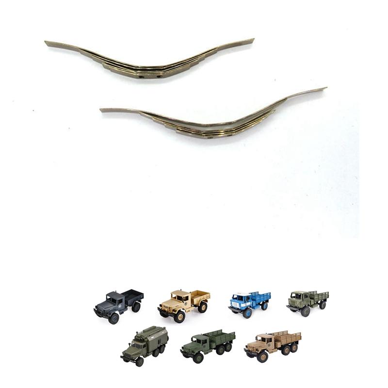 YSUN-8 Pair Steel Shock Absorption Leaf Springs Suspension For WPL B14 B24 B16 B36 1/16 RC Truck Car Parts Accessories,B