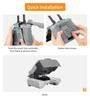 Sun Visor Cover for DJI Mavic 4 RC 2 Remote Control Sun Joystick Screen Protector for DJI Mavic 4 4 RC 2 Sunshade Drone Accessories 2-in-1 Pro, Hood,