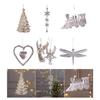 Beautiful Acrylic Christmas Ornament Delicate Crystal Accessory Christmas Hanging Ornament For Stylish Celebration